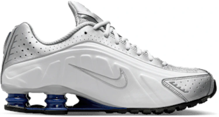 Nike Shox R4 白/金屬銀/深皇家藍/白 HQ1988-102 Shop Nike Shox R4 白/金屬銀/深皇家藍/白 HQ1988-102