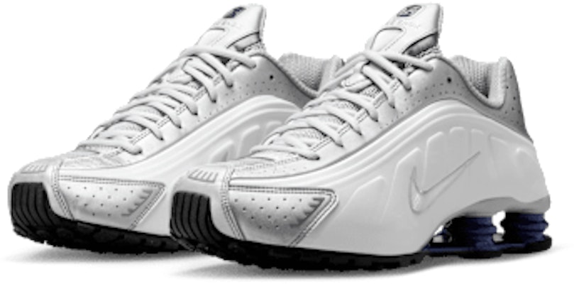 Nike Shox R4 White/Metallic Silver/Deep Royal Blue/White HQ1988-102 Purchase Nike Shox R4 White/Metallic Silver/Deep Royal Blue/White HQ1988-102