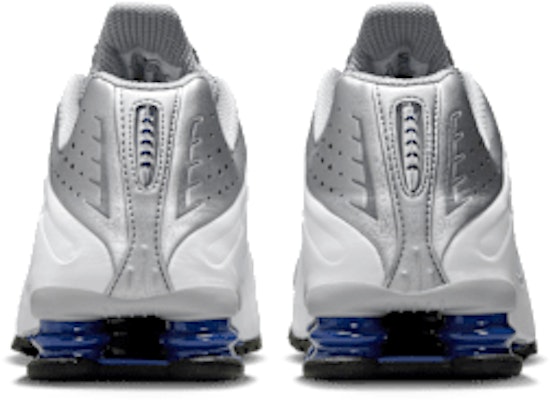 Nike Shox R4 White/Metallic Silver/Deep Royal Blue/White HQ1988-102 Details for Nike Shox R4 White/Metallic Silver/Deep Royal Blue/White HQ1988-102