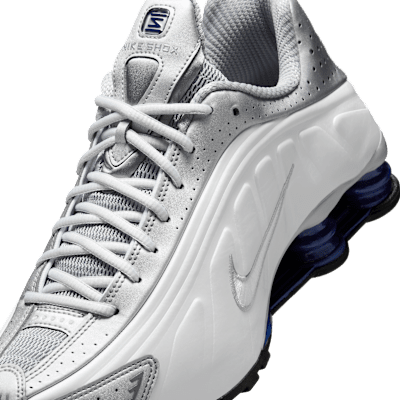 Cheap Nike Shox R4 白/金屬銀/深皇家藍/白 HQ1988-102