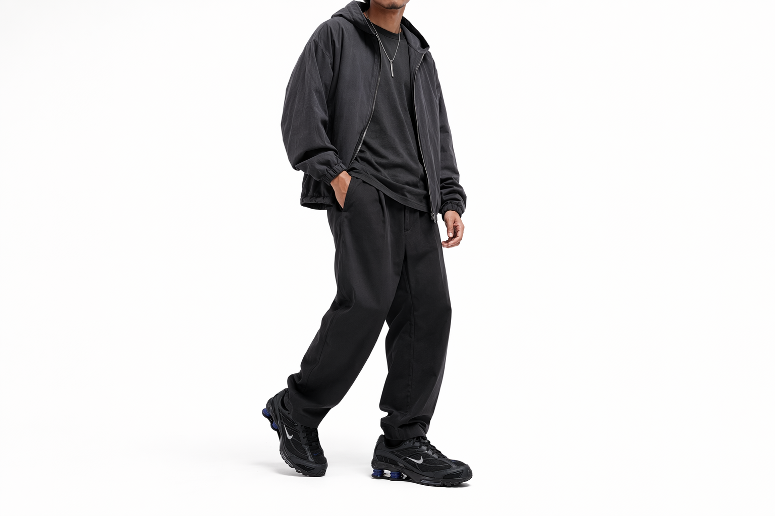 Order Nike Shox Ride 2 Sneakers Zwart/Diep Koninklijk Blauw/Antraciet/Metaal Zilver IM5999-010