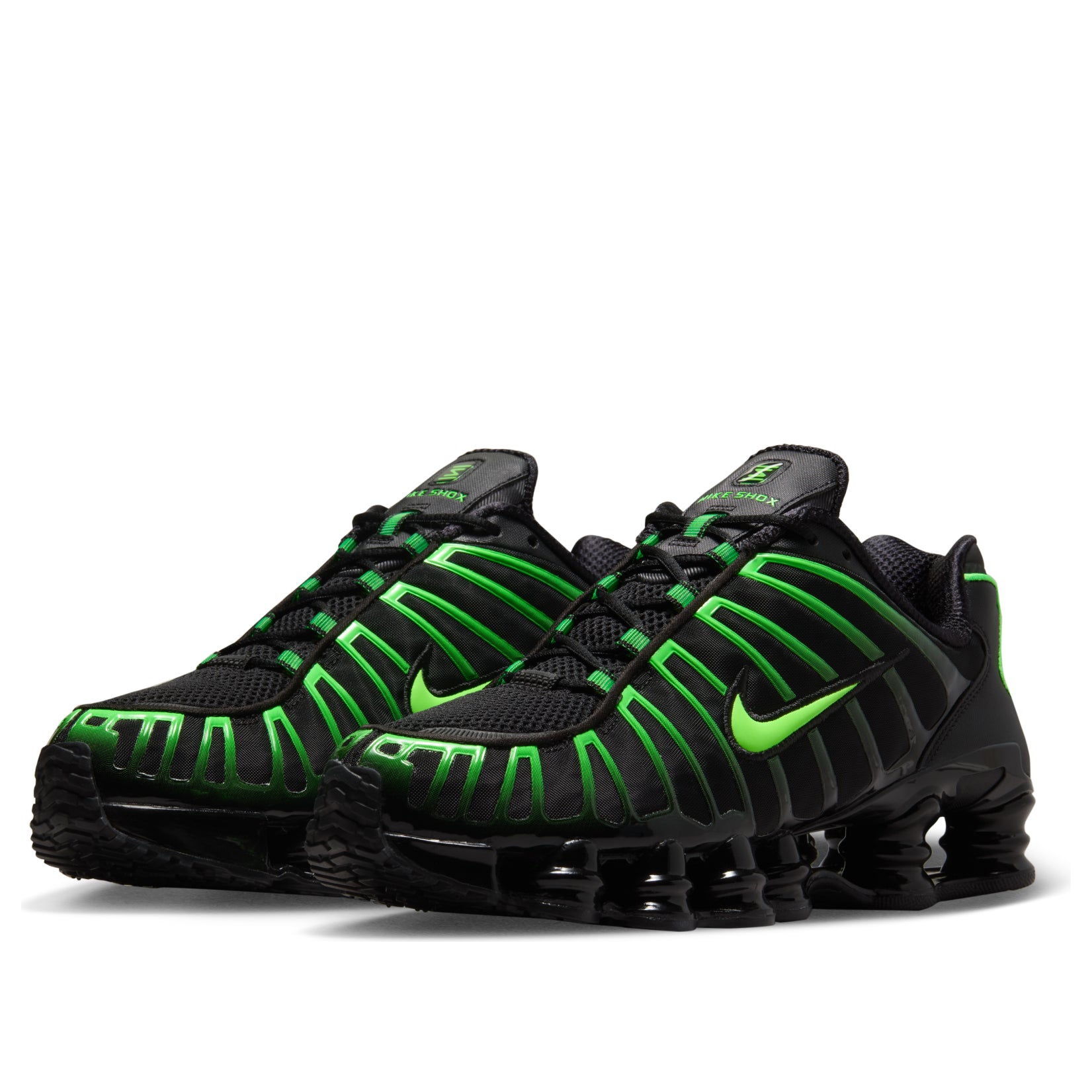 Shop Nike Shox TL 'Black Neon' AV3595-012