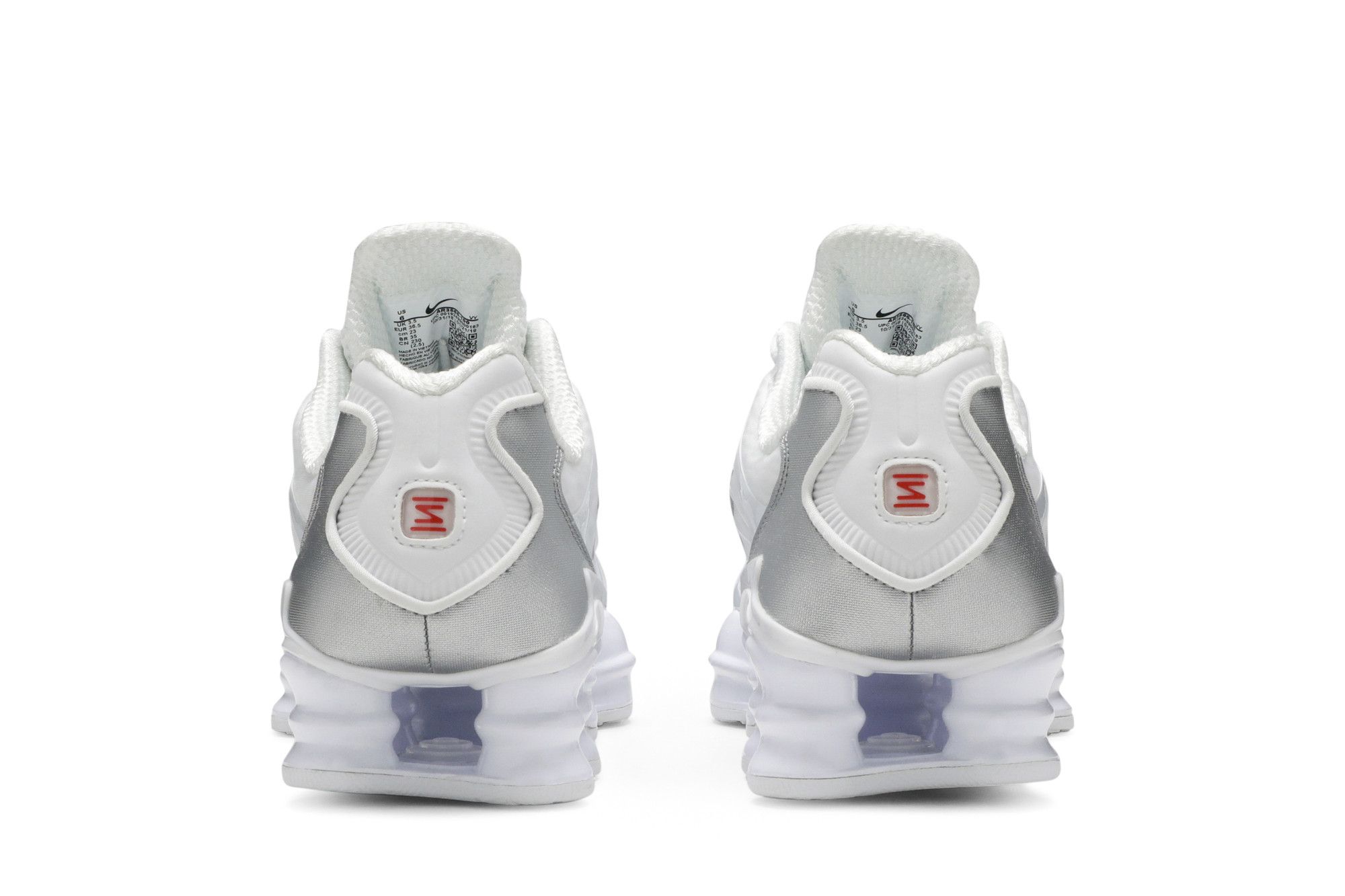 Sizing Nike Shox TL 'Putih Perak Metalik' AV3595-100