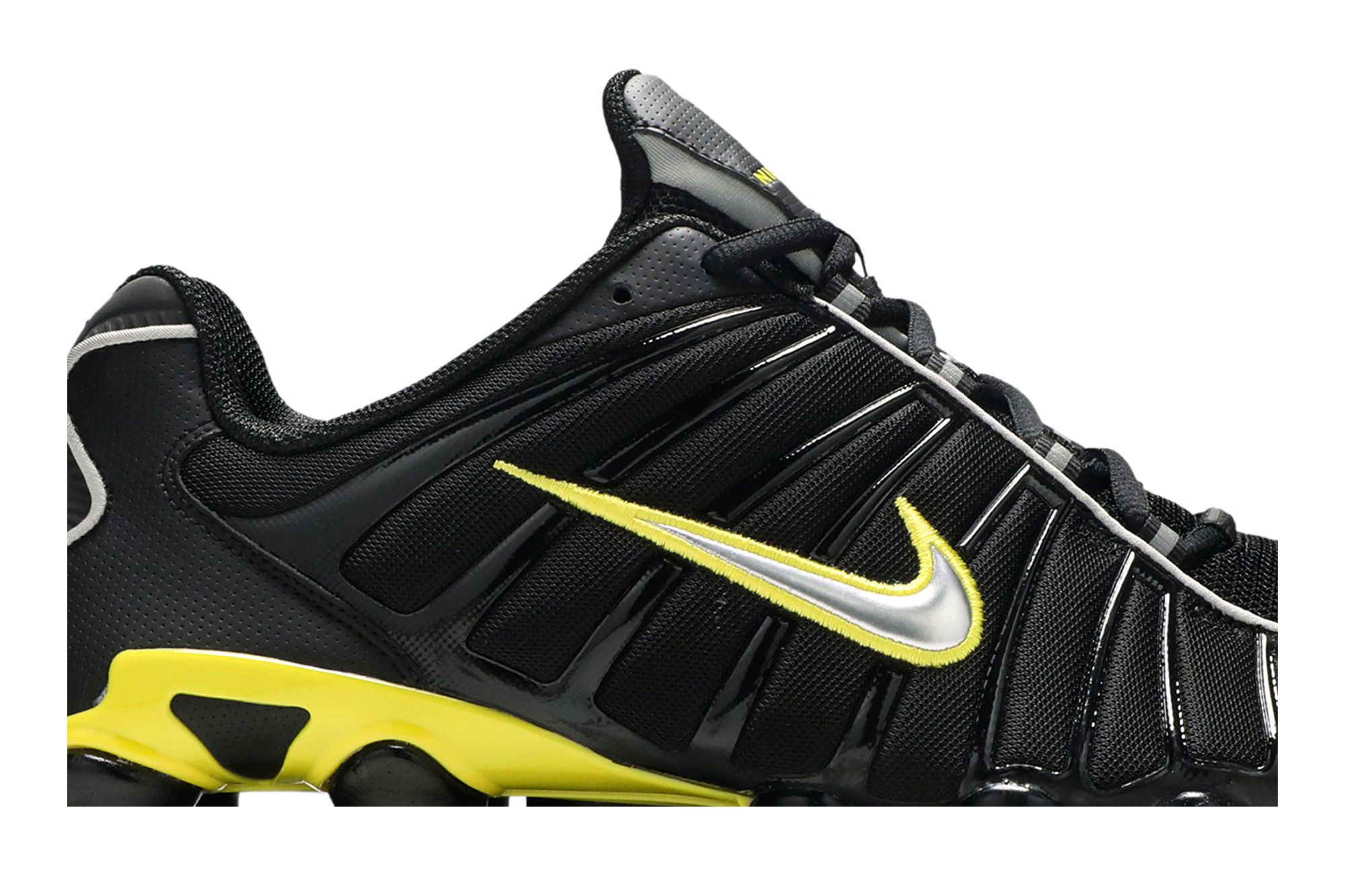 Lookbook Nike Shox TL 減震耐磨 低幫 跑步鞋 男款 黑黃銀