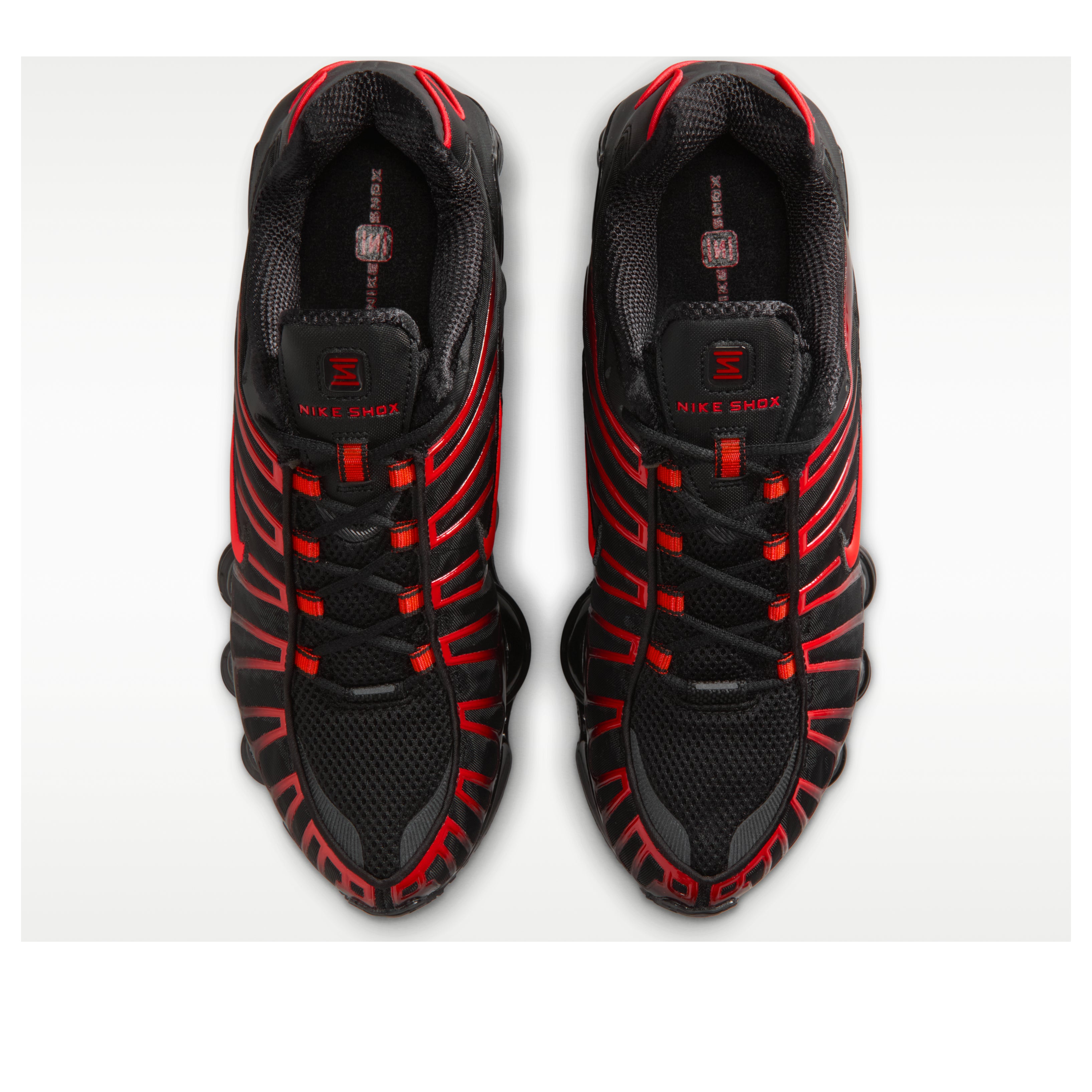 Lookbook Nike Shox TL Noir Rouge Clair AV3595-016