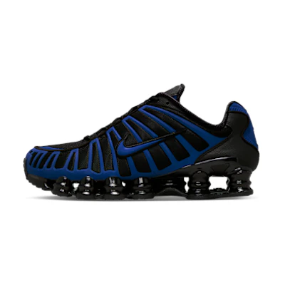 Nike Shox TL Sneakers Black/Metallic Silver/Light Lemon Twist/Court Blue