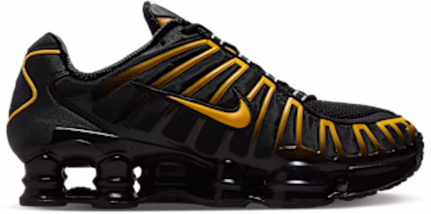 나이키 쇼크 TL 스니커즈 블랙/유니버시티 골드 AV3595-013 Lookbook 나이키 쇼크 TL 스니커즈 블랙/유니버시티 골드 AV3595-013