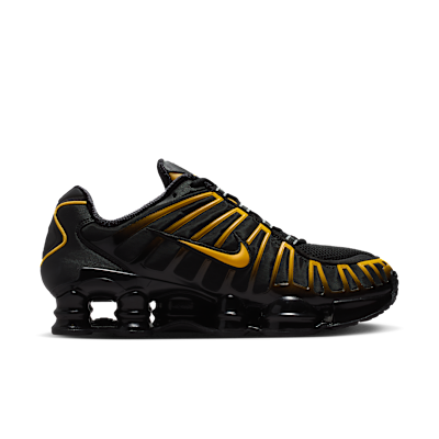 Shop Nike Shox TL Sneakers Black/University Gold AV3595-013