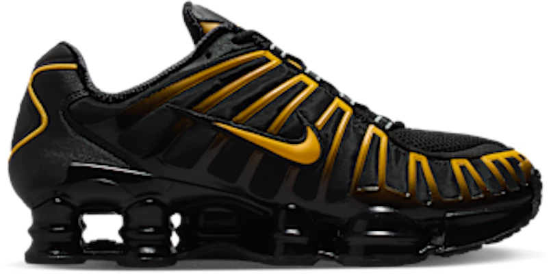 Nike Shox TL Sneakers Black/University Gold AV3595-013 Shop Nike Shox TL Sneakers Black/University Gold AV3595-013
