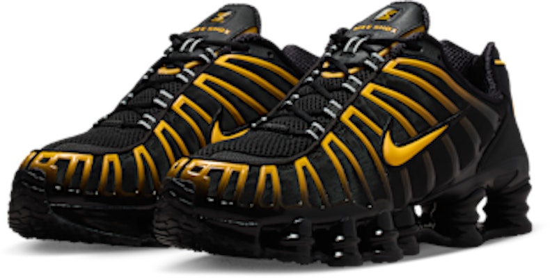 Nike Shox TL Sneakers Black/University Gold AV3595-013 Details for Nike Shox TL Sneakers Black/University Gold AV3595-013