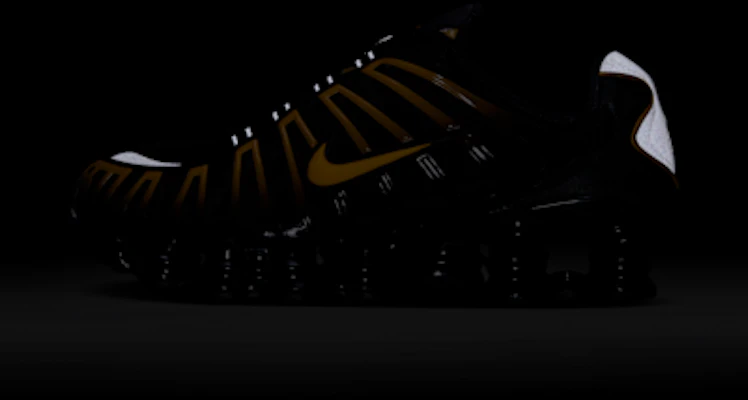 Nike Shox TL Sneakers Black/University Gold AV3595-013 2