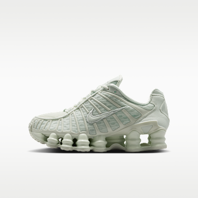 (Youth) Nike Shox TL Spruce Aura/Light Silver/Metallic Silver/Spruce Aura IO4645-006