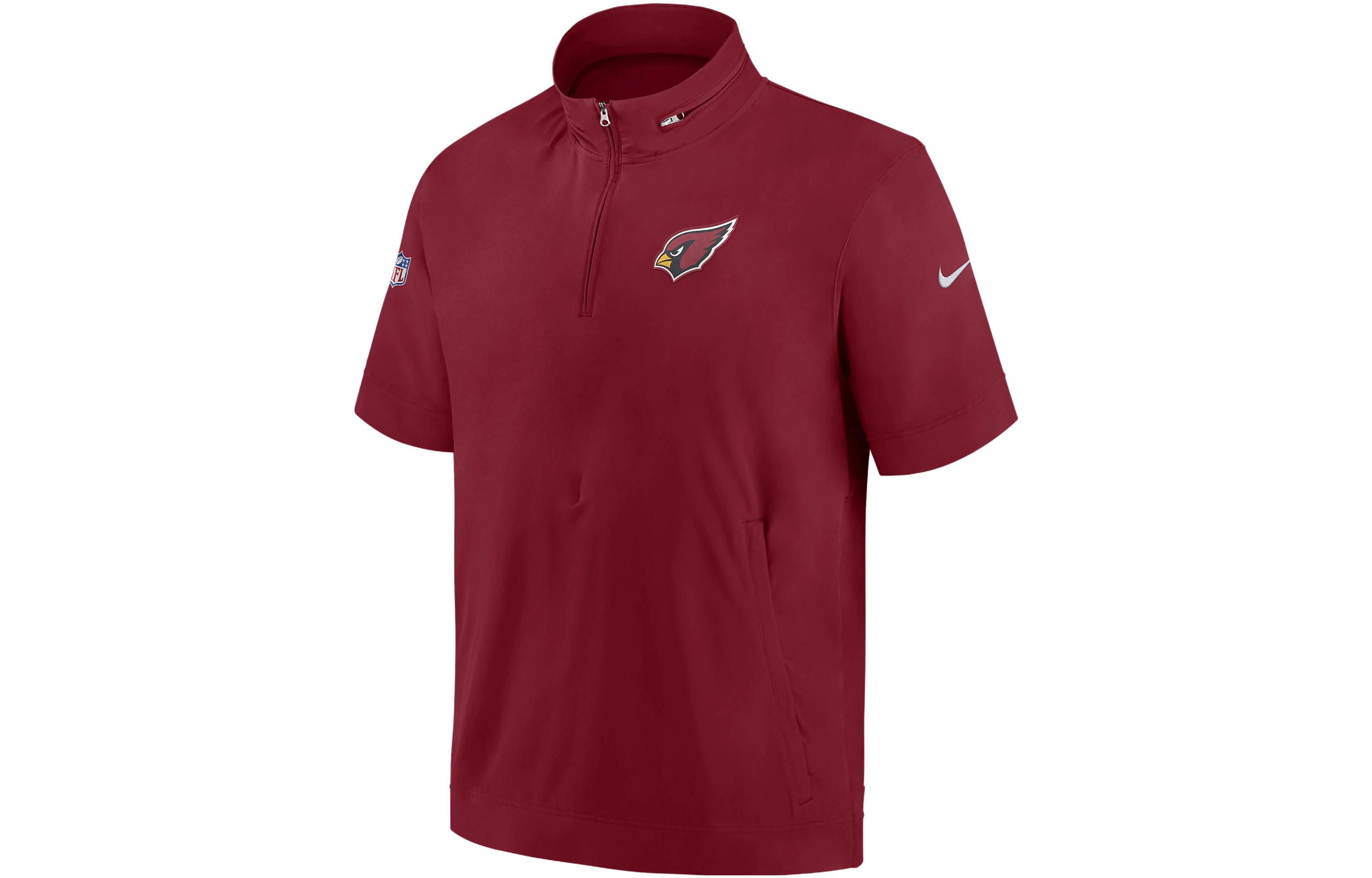 Nike Sideline Coach NFL Arizona Cardinals Red Short-Sleeve Jacket 00M46ED9C-0BM