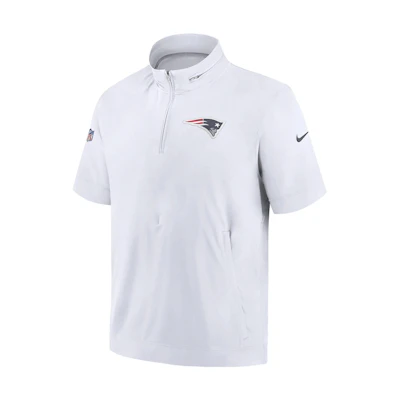 Nike Sideline Coach NFL New England Patriots Embroidered Jacket White Mens 00M410A8K-0BM