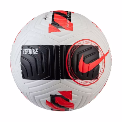 Nike Size 5 PU Durable Soccer Ball White/Black/Orange Unisex DC2376-101