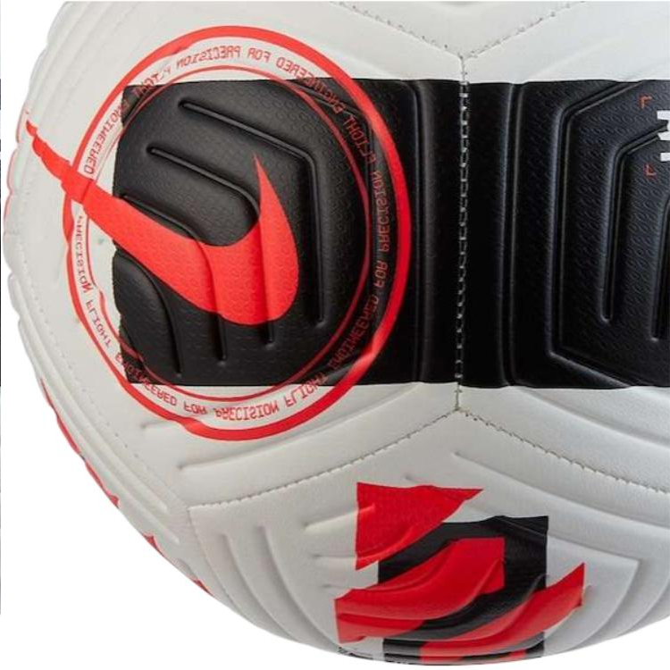 Lookbook Nike Bola Sepak Ukuran 5 PU Tahan Lama Putih/Hitam/Oranye Unisex DC2376-101