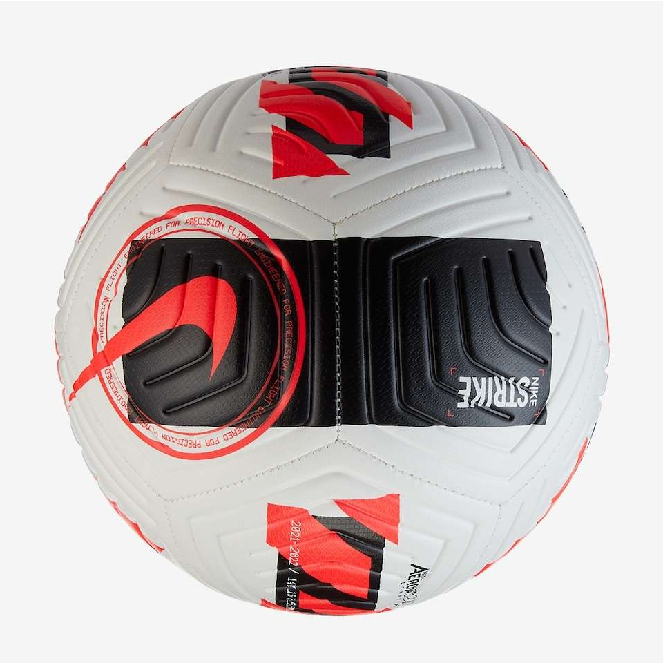 Purchase Nike Bola Sepak Ukuran 5 PU Tahan Lama Putih/Hitam/Oranye Unisex DC2376-101