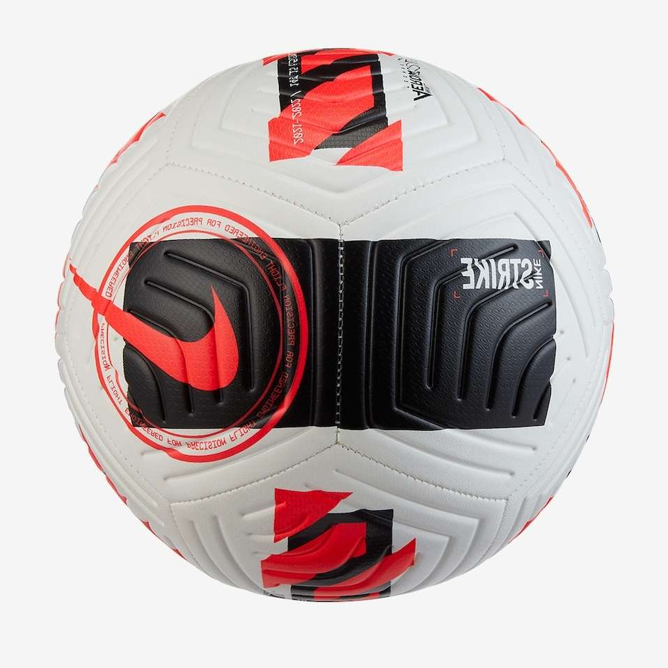 Details for Nike Bola Sepak Ukuran 5 PU Tahan Lama Putih/Hitam/Oranye Unisex DC2376-101