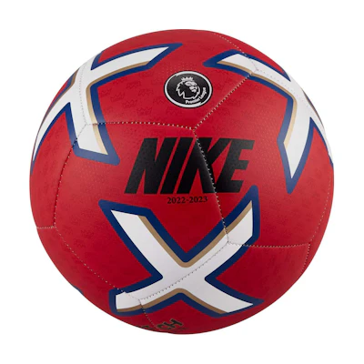 Nike Size 5 PU Elastic Soccer Ball Red/White/Black Lightweight Unisex EPL Style DN3605-657