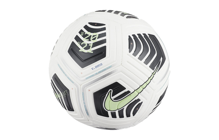 Nike Size 5 Soccer Ball Black/White Outdoor Sports Training Match Ball DB7853-108