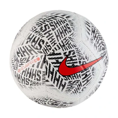 Nike Size 5 Soccer Ball Durable Stable Unisex Black White Red SC3891-100