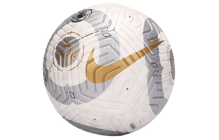 Nike Size 5 Soccer Ball PU Premier League Training Durable Machine-Stitched White CQ7150-104