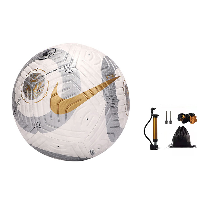 Details for Balón de fútbol Nike talla 5 PU Liga Premier entrenamiento duradero cosido blanco. CQ7150-104