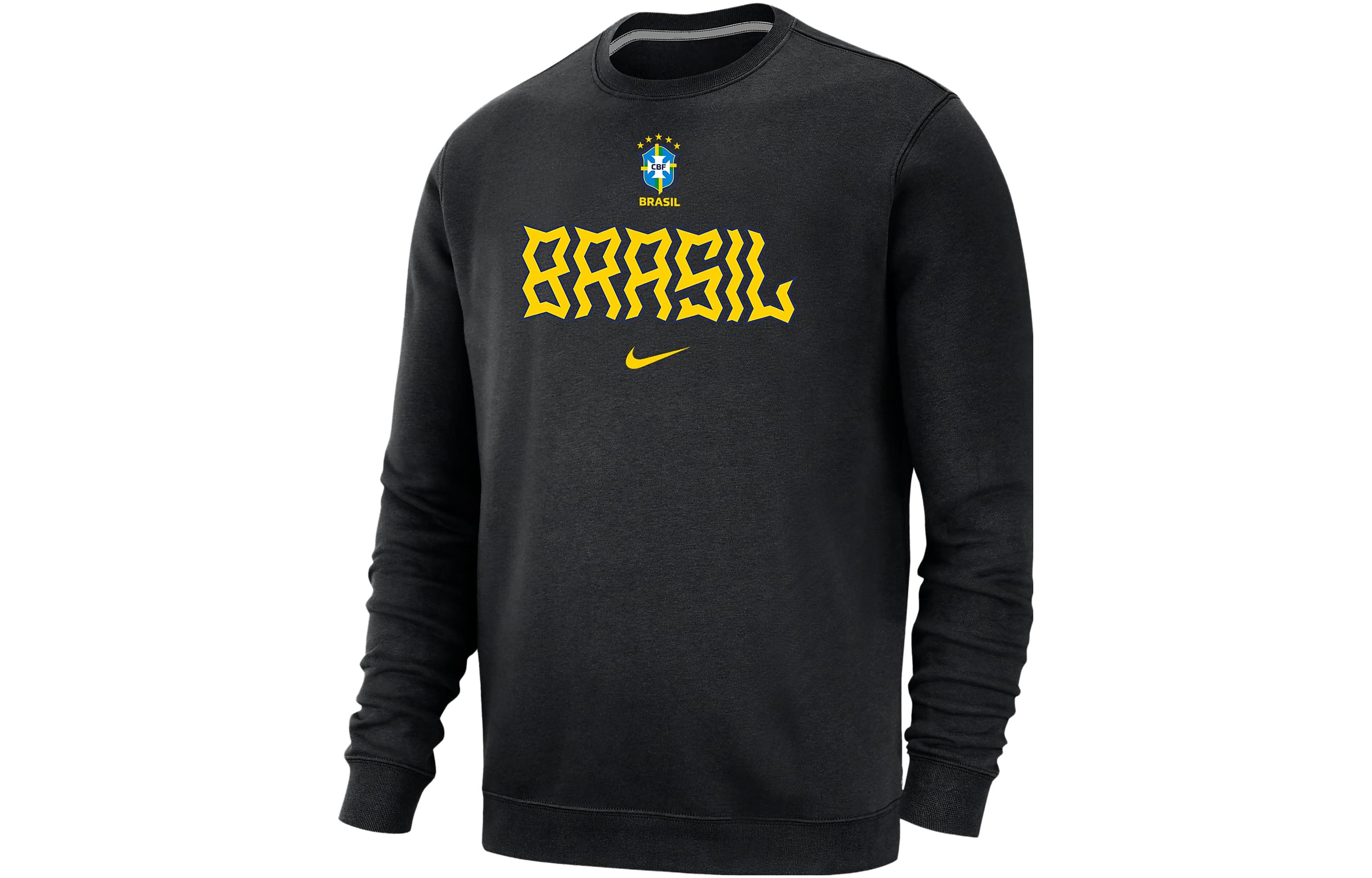 Nike Slim Fit Crewneck Sportswear Black Shirt M33778LMBLA-BRA