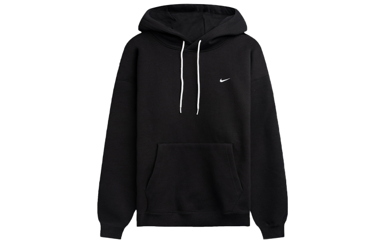 Nike Small Logo Loose Fit Hoodie Sweatshirt - Black CV0552-010