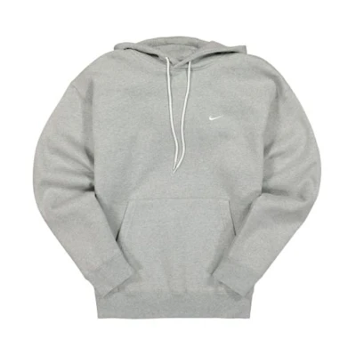 Nike Small Logo Loose Fit Pullover Hoodie Gray CV0552-063