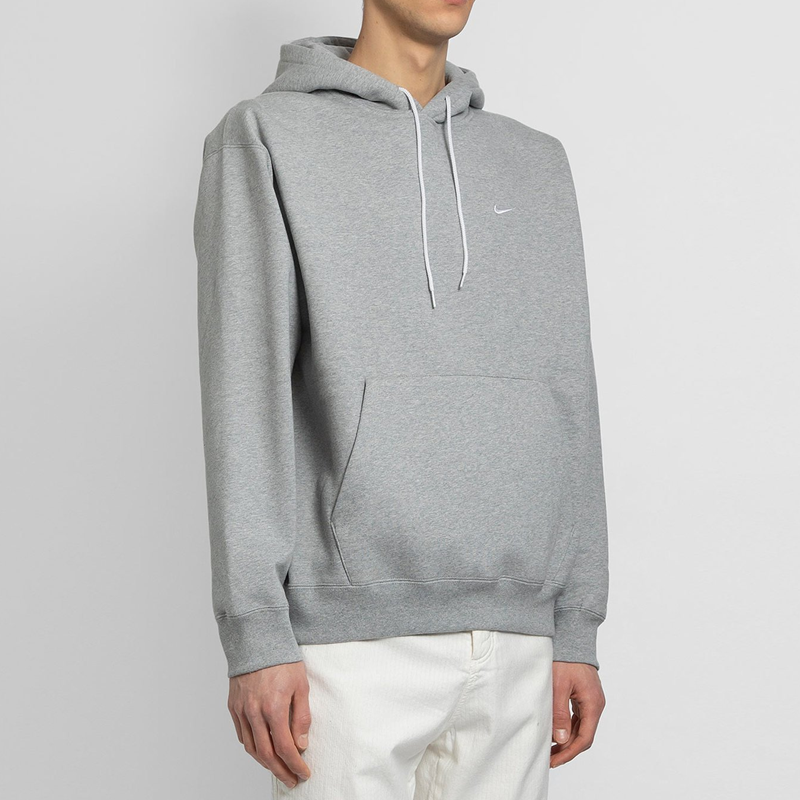 Nike Small Logo Loose Fit Pullover Hoodie Gray CV0552-063 圖 6
