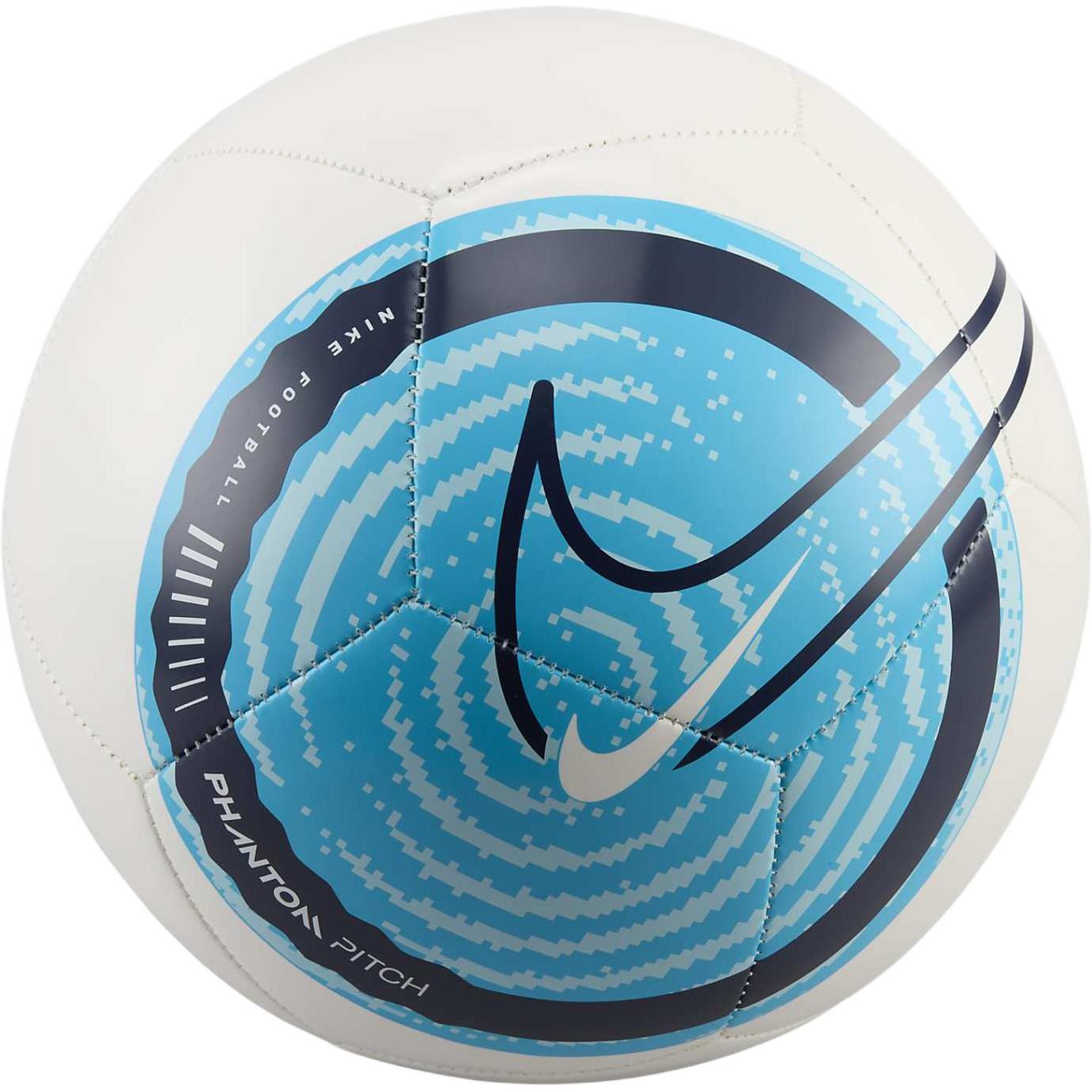 Nike Soccer Ball Size 4/5 White/Rage Blue/Black Blue Durable & Comfortable FZ3060-100