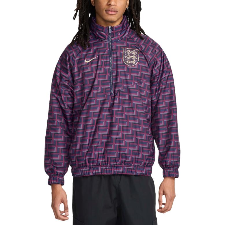 Nike Soft Waterproof Zip-Up Hidden Hood Jacket Rosewood Men’s FJ7506-653