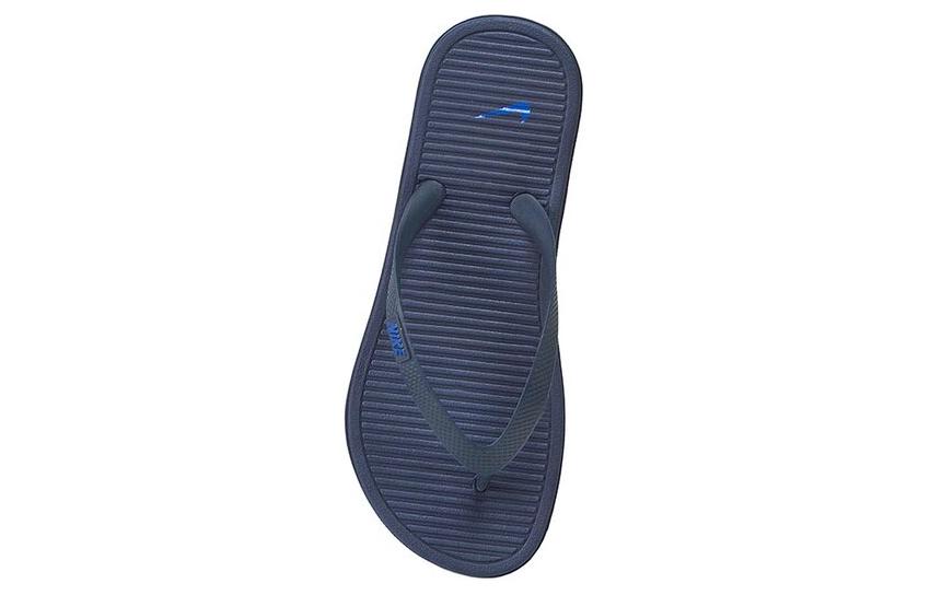Shop Nike Solarsoft Thong 2 Minimalistische Zwarte Blauwe Slippers ''Zwart Blauw'' 488160-444
