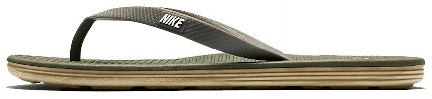 Nike Solarsoft Thong Green Slippers 488160-308 Nike Solarsoft Thong Green Slippers 488160-308
