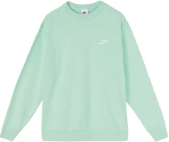 Nike Solid Color Crewneck Pullover Sweatshirt - Green BV2667-379 Nike Solid Color Crewneck Pullover Sweatshirt - Green BV2667-379