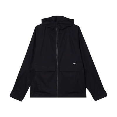 Nike Solid Color Hooded Jacket for Men - Black DQ6641-010