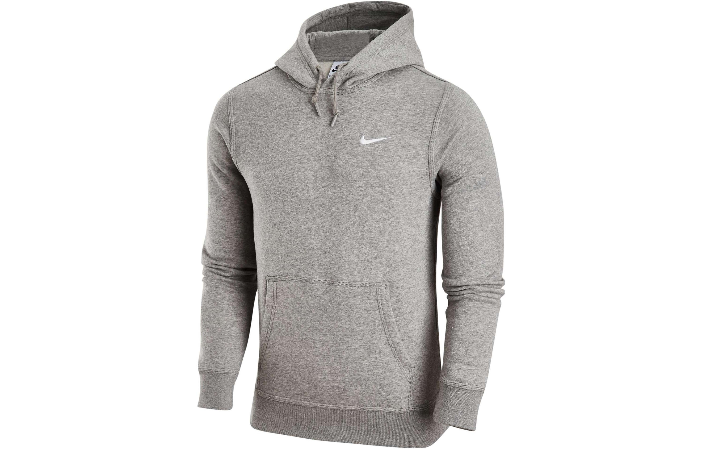Nike Solid Color Hoodie Dark Heather Gray 623453-063