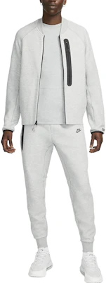 Nike Solid Color Jacket with Ribbed Hem Grey FB8008-063 Shop Nike Solid Color Jacket with Ribbed Hem Grey FB8008-063