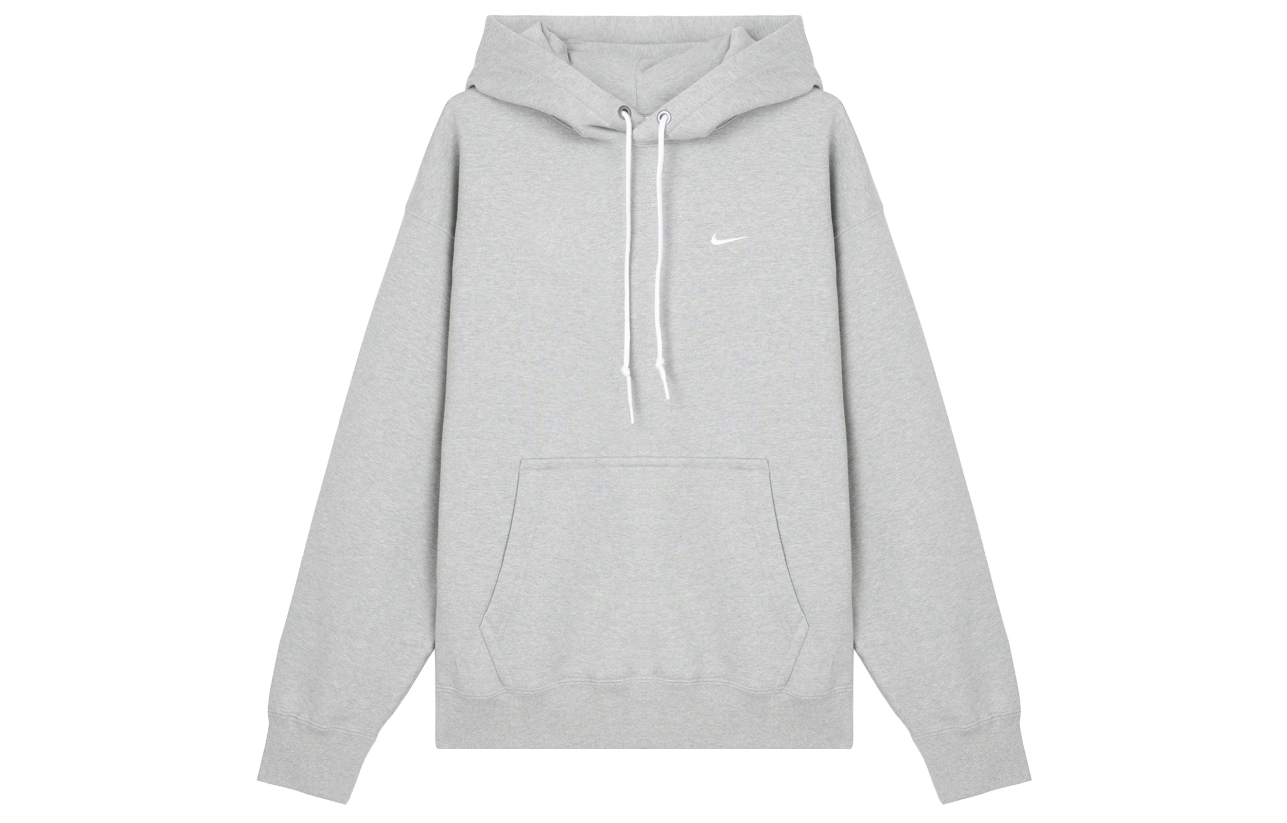 Nike Solid Color Logo Pocket Hoodie Light Gray DX1355-063