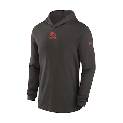 Nike Solid Color Long Sleeve Hoodie Brown 00MQ2DI93-PKB