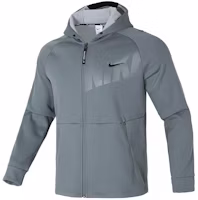 Nike Solid Color Raglan Sleeve Hoodie Jacket Blue Gray FN3057-084
