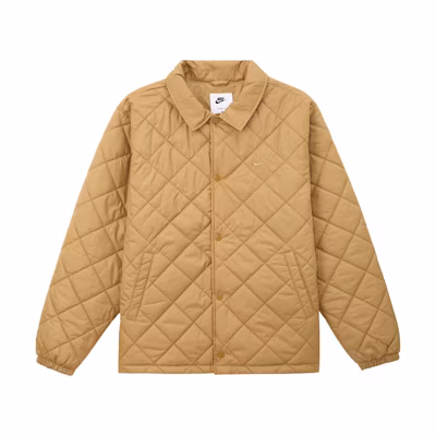 Nike Solid Color Sports Warm Fashion Jacket Khaki FZ0635-224