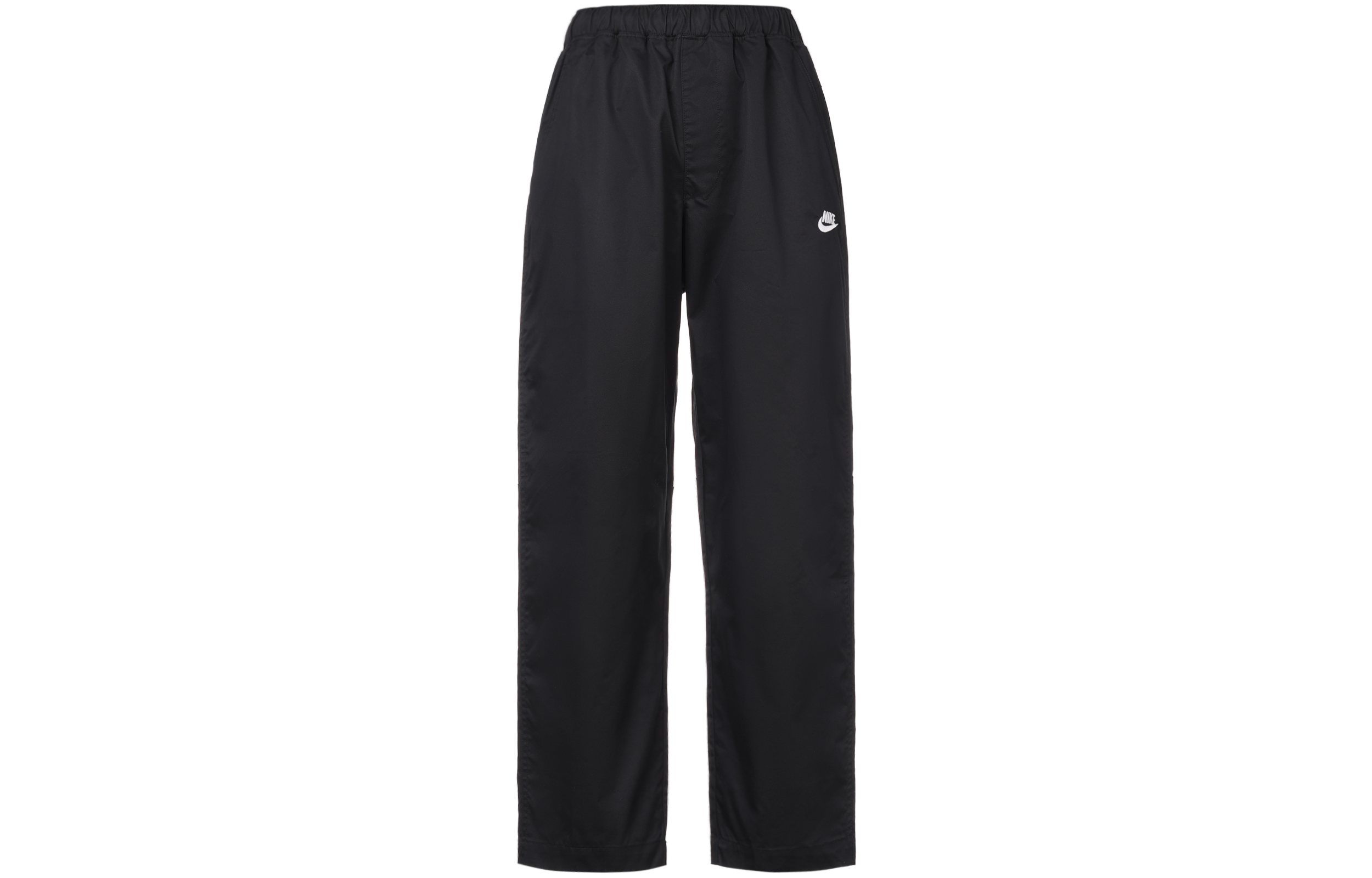 Nike Solid Color Straight Woven Casual Pants Black DX3337-010
