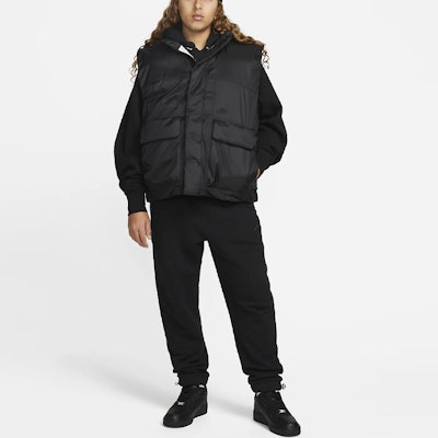 Nike Rompi Hitam Pria dengan Ritsleting Depan Solid Color DV9972-010 Shop Nike Rompi Hitam Pria dengan Ritsleting Depan Solid Color DV9972-010