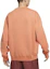 Lookbook Nike Solid Fleece Crewneck Sweatshirt Soft Orange DA0318-863