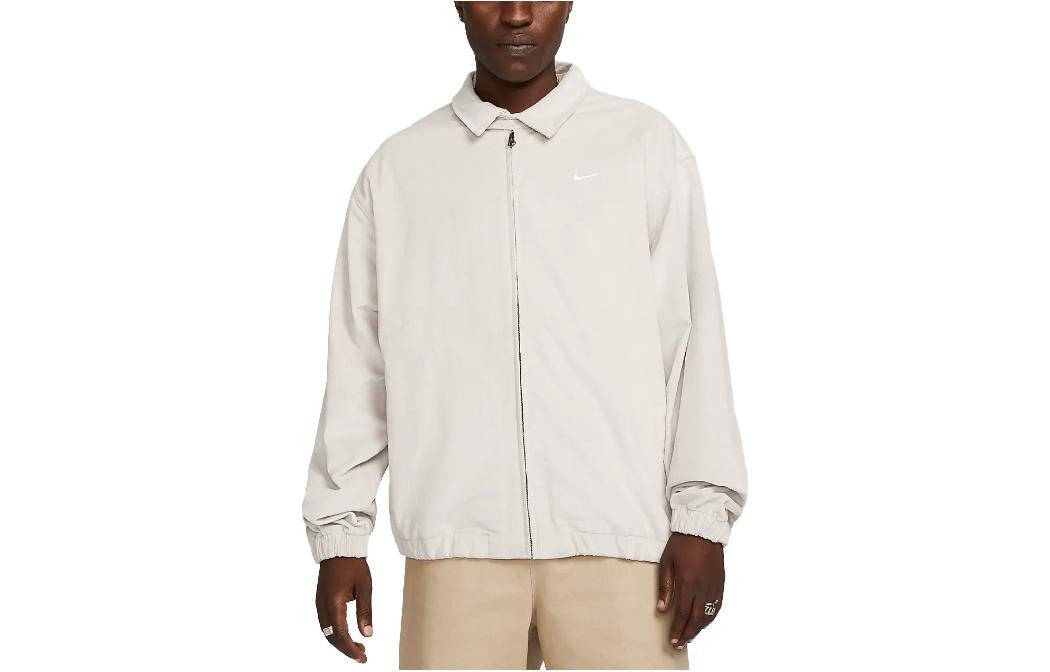 Nike Solid Logo Corduroy Retro Zip-Up Jacket White - US Edition DX9070-012