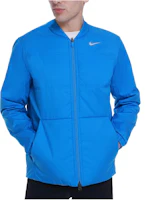 Nike Solid Logo Crewneck Jacket with Zip Pocket - Blue 932310-435 Nike Solid Logo Crewneck Jacket with Zip Pocket - Blue 932310-435