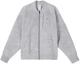 Buy Nike Solid Logo Embroidered Baseball Collar Zip Jacket Smoke Grey DQ4269-077