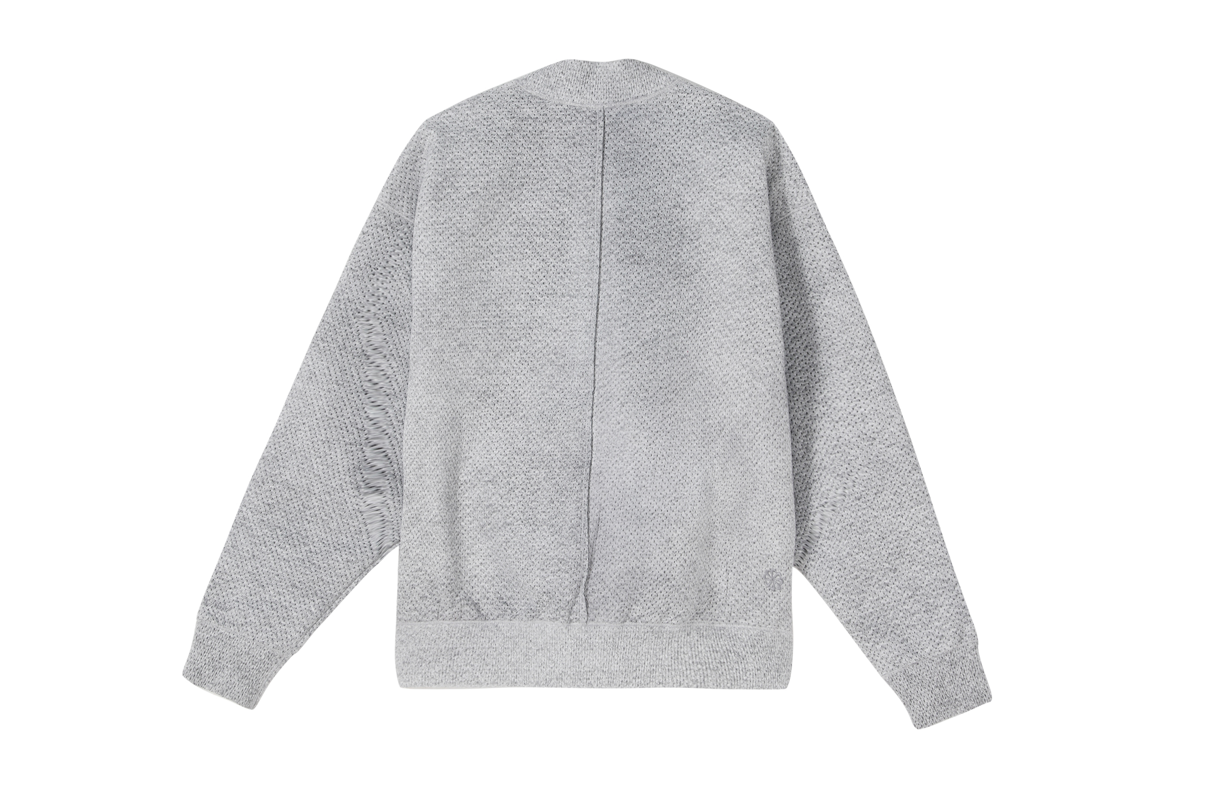 Lookbook Nike Solid Logo Embroidered Baseball Collar Zip Jacket Smoke Grey DQ4269-077